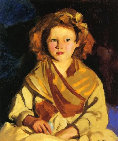 Sissy In Yellow by Robert Henri
