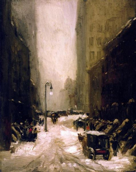 Snow In New York by Robert Henri
