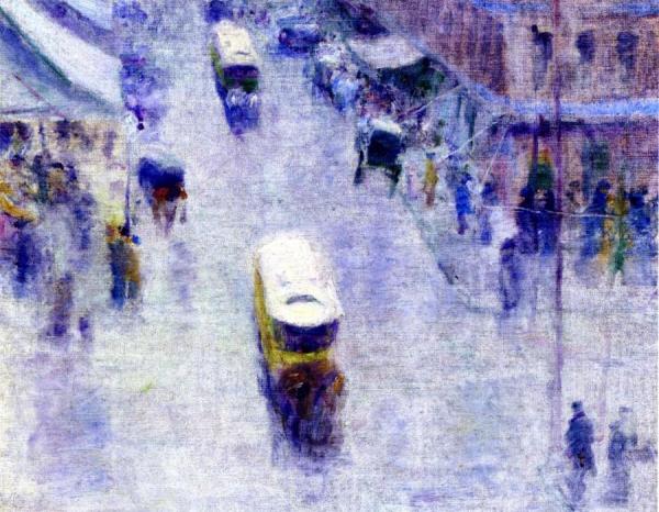 Street Corner by Robert Henri