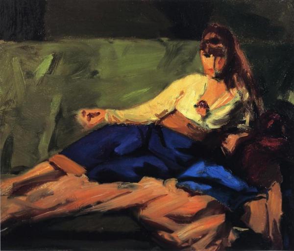 The Lounge by Robert Henri