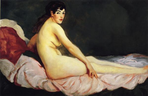 Viv Reclining by Robert Henri