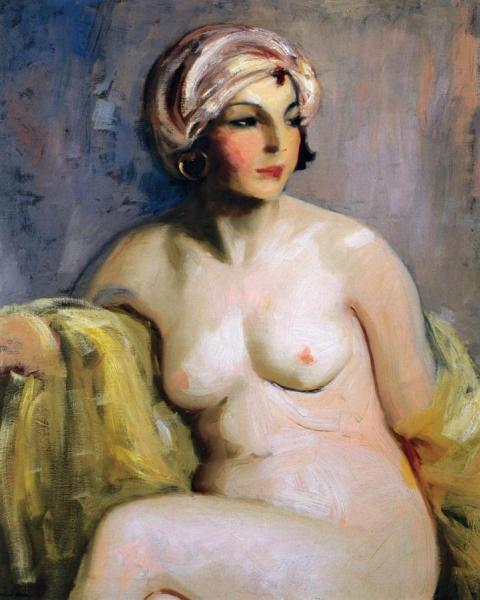 Zara Levy, Nude by Robert Henri