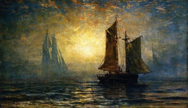 On Lake St. Clair, Michigan by Robert Hopkin