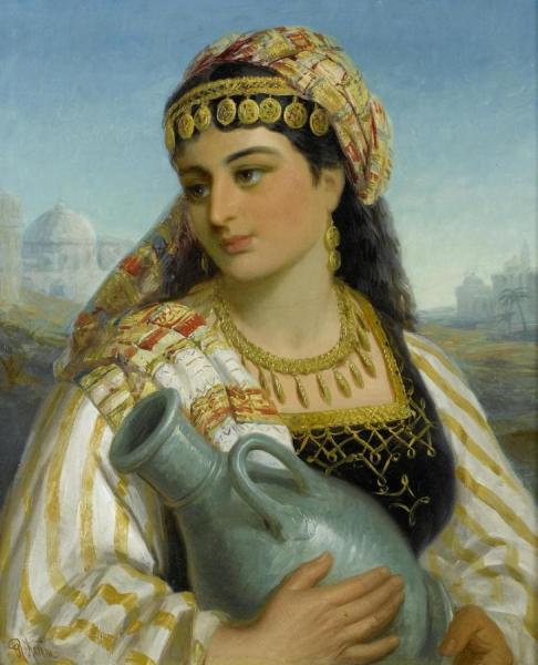 A North African Beauty by Robert Kemm