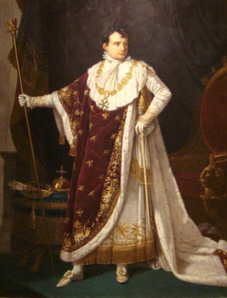 Napoleon I In Coronation Costume by Robert Lefevre