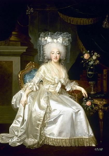 Portrait De Marie-joséphine-louise De Savoie, Comtesse De Provence by Robert Lefevre