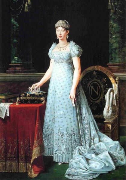 Portrait Of Marie-louise Of Austria, Wife Of Napoleon And Empress Of France by Robert Lefevre
