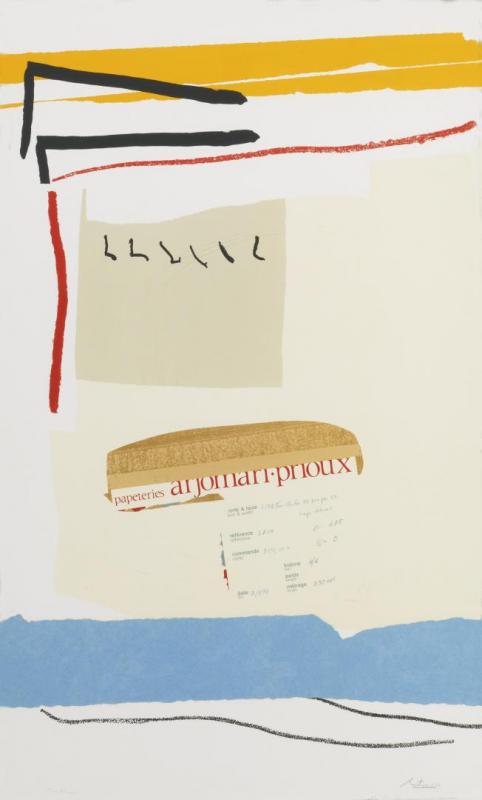 America-la France Variations Iii by Robert Motherwell
