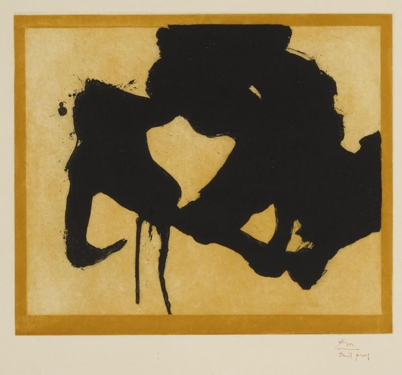 At The Edge by Robert Motherwell