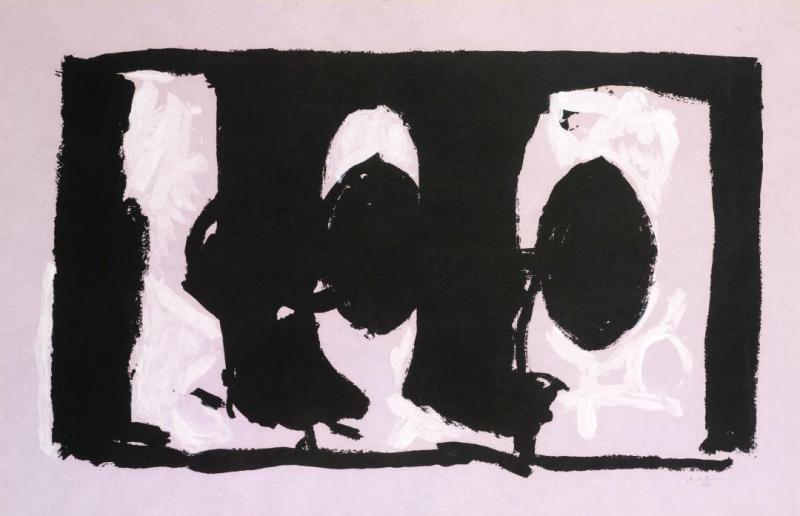 Elegy Study I by Robert Motherwell