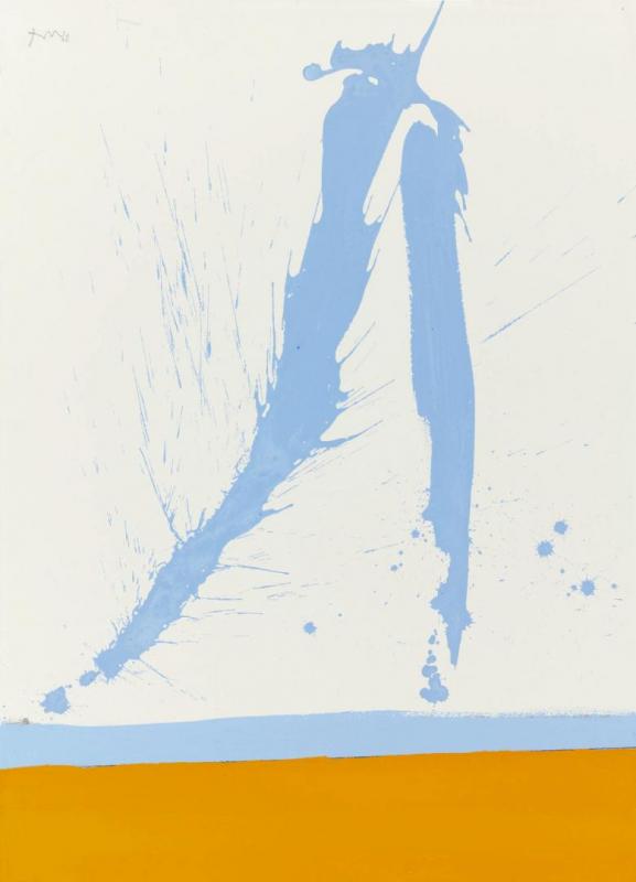 Study In Watercolor No. 3 by Robert Motherwell