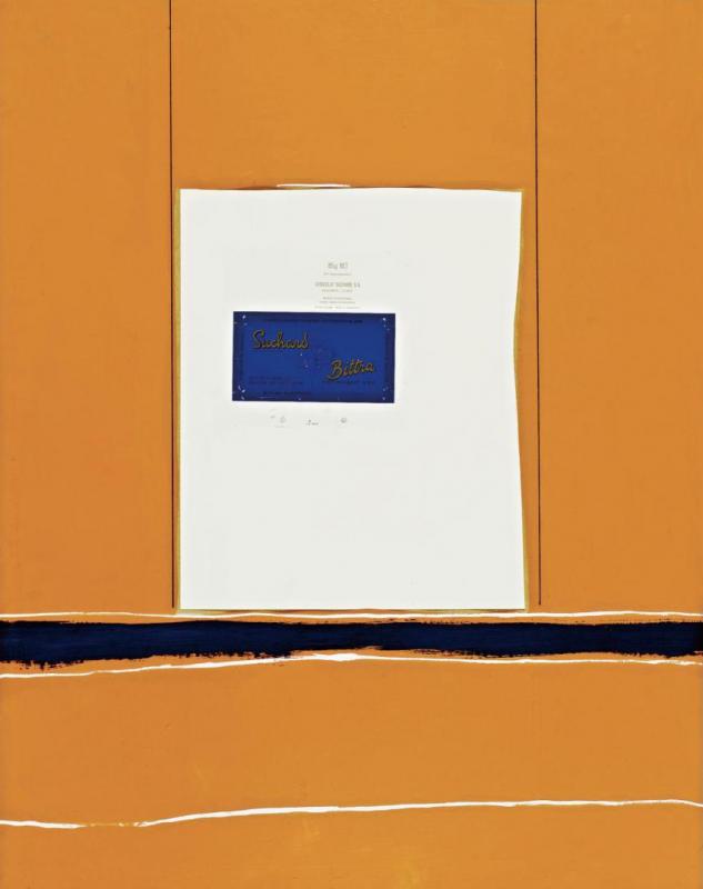 Suchard On Orange No. 1 by Robert Motherwell