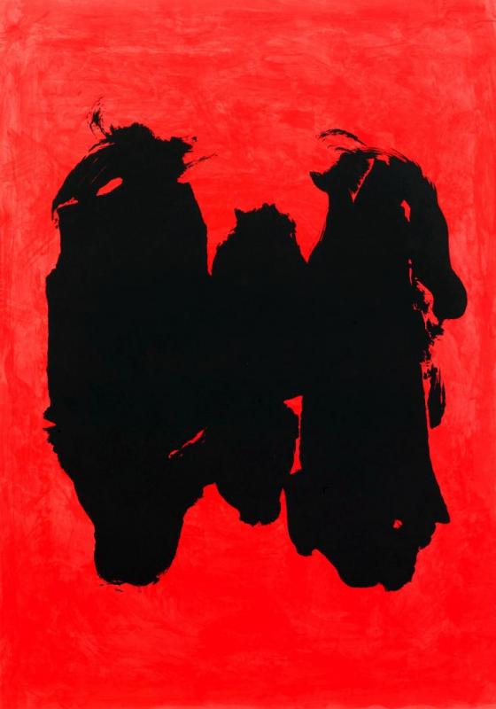 Three Figures by Robert Motherwell Oil Painting Reproductions
