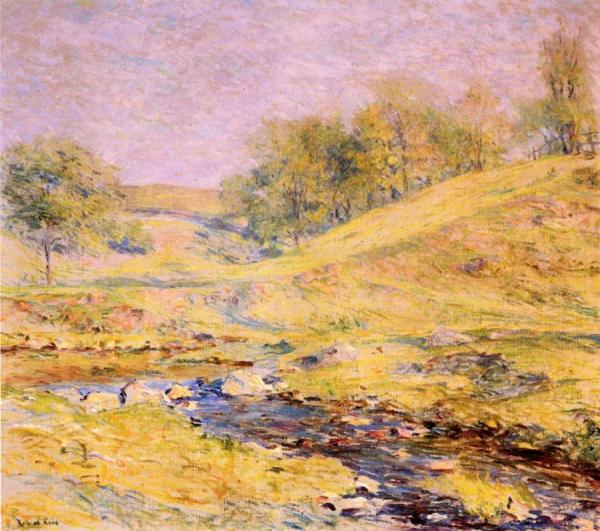 Landscape With Stream by Robert Reid