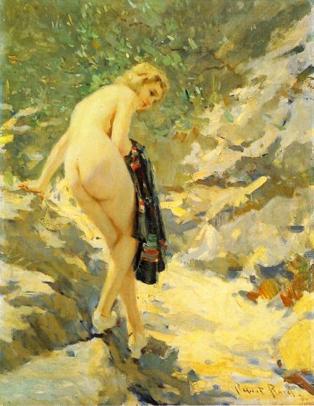 The Bather by Robert Reid