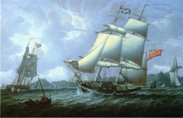 British Schooners by Robert Salmon