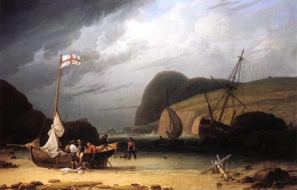 Great Ormes Head, Near Liverpool by Robert Salmon