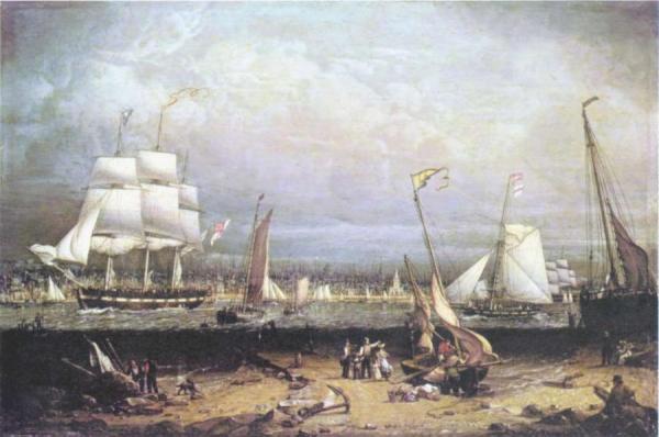 Liverpool Harbor by Robert Salmon