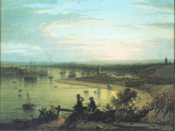 North Shields River Tyne by Robert Salmon