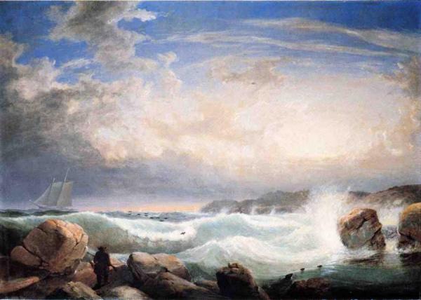 Rafe's Chasm, Gloucester, Massachusetts by Robert Salmon