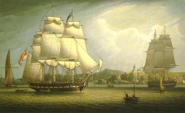Shipping Off Greenock by Robert Salmon