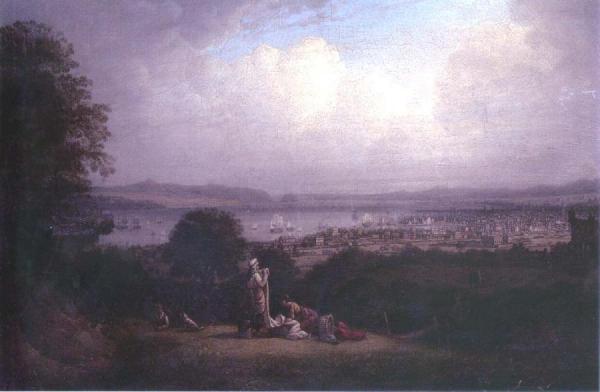 View Of Greenock And The Bay Of St. Lawrence by Robert Salmon