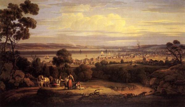 View Of Greenock, Scotland by Robert Salmon
