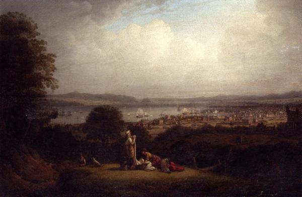 View Of Greenock, Scotland, And The Bay Of St. Lawrence by Robert Salmon