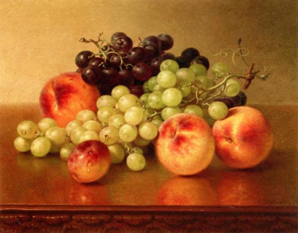 Peaches And Grapes by Robert Spear Dunning