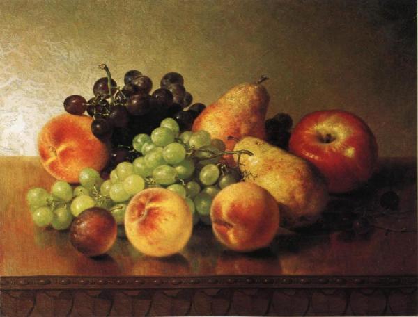 Tabletop With Fruit by Robert Spear Dunning