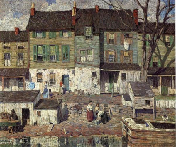 On The Canal, New Hope by Robert Spencer