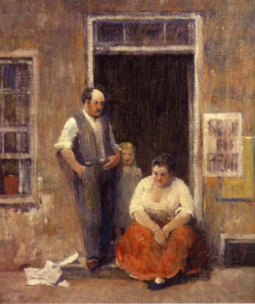 On The Quai by Robert Spencer