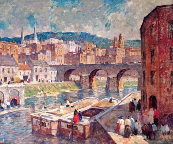 Pennsylvania Mill Town by Robert Spencer