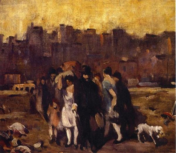 Study For The Exodus by Robert Spencer