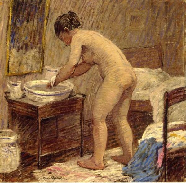 The Bath by Robert Spencer Oil Painting Reproductions