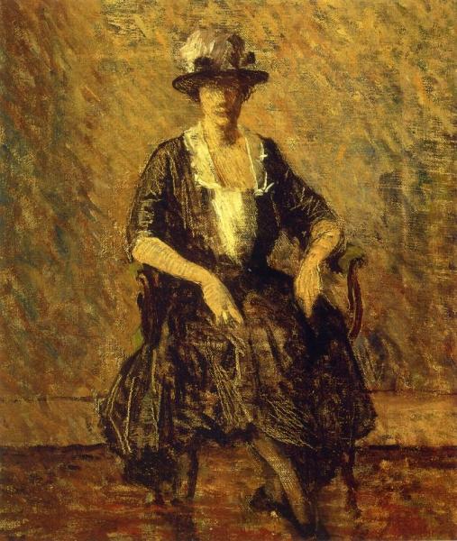 The Blue Gown by Robert Spencer