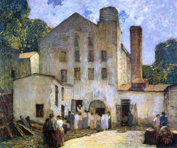 The Silk Mill by Robert Spencer