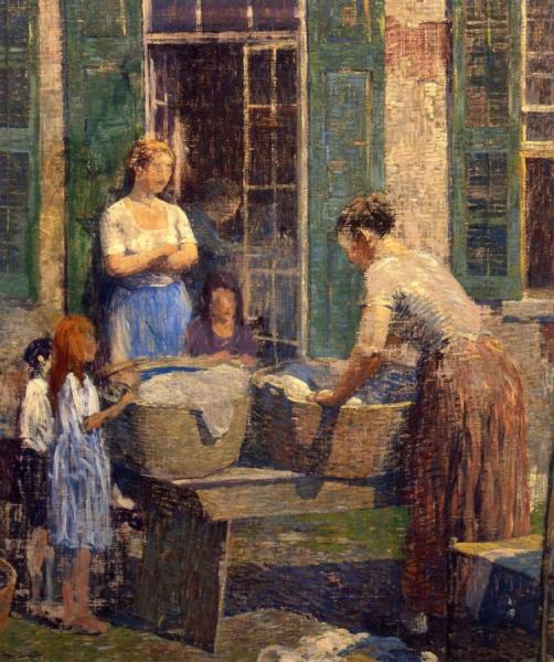 Washer Woman by Robert Spencer