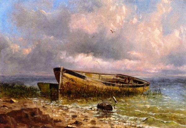 Boat On A Beach by Robert Swain Gifford
