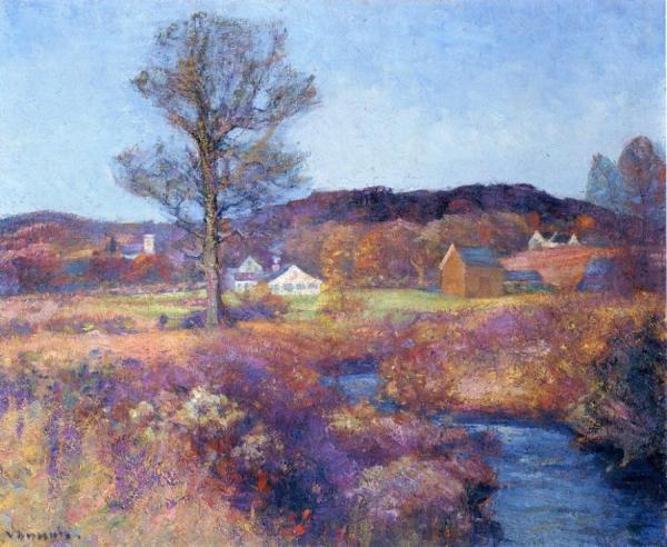 A New England Valley by Robert Vonnoh