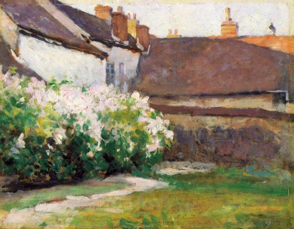 Afternoon Shadows, Grez, France by Robert Vonnoh