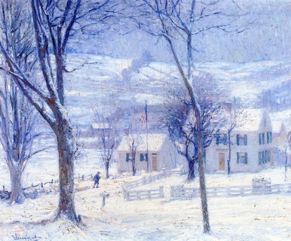 Late For School by Robert Vonnoh