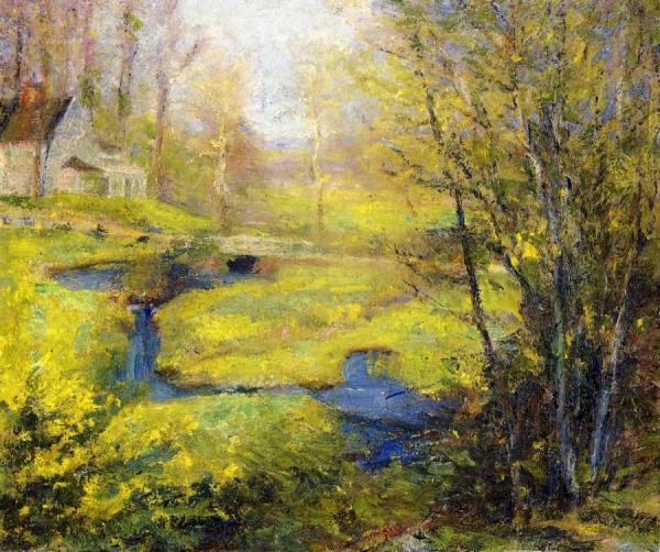 Springtime by Robert Vonnoh