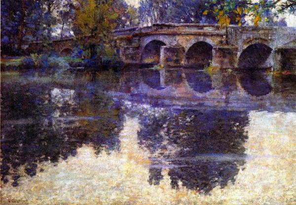 The Bridge At Grez by Robert Vonnoh