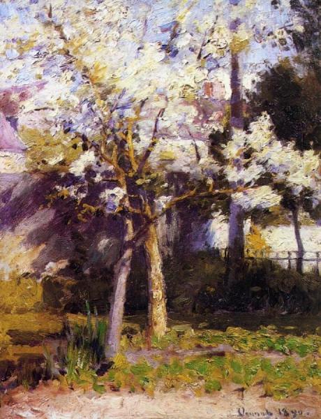 Trees At Gertz by Robert Vonnoh Oil Painting Reproductions
