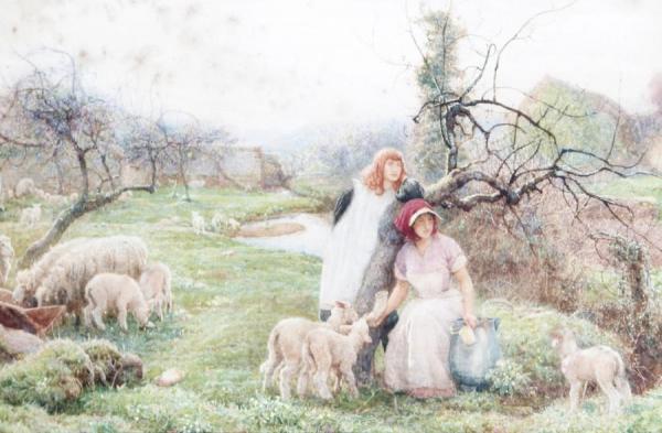 The Foster Mother by Robert Walker Macbeth