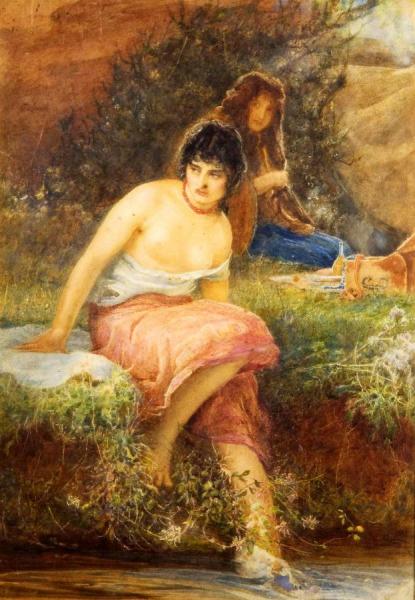 The Gypsy's Sunday by Robert Walker Macbeth