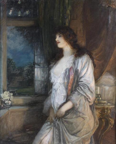 The Nightingale's Song by Robert Walker Macbeth Oil Painting Reproductions