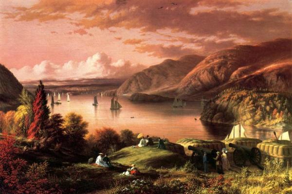 A View Of The Hudson From West Point by Robert Walter Weir