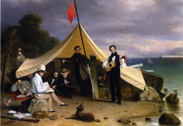 Greenwich Boat Club by Robert Walter Weir